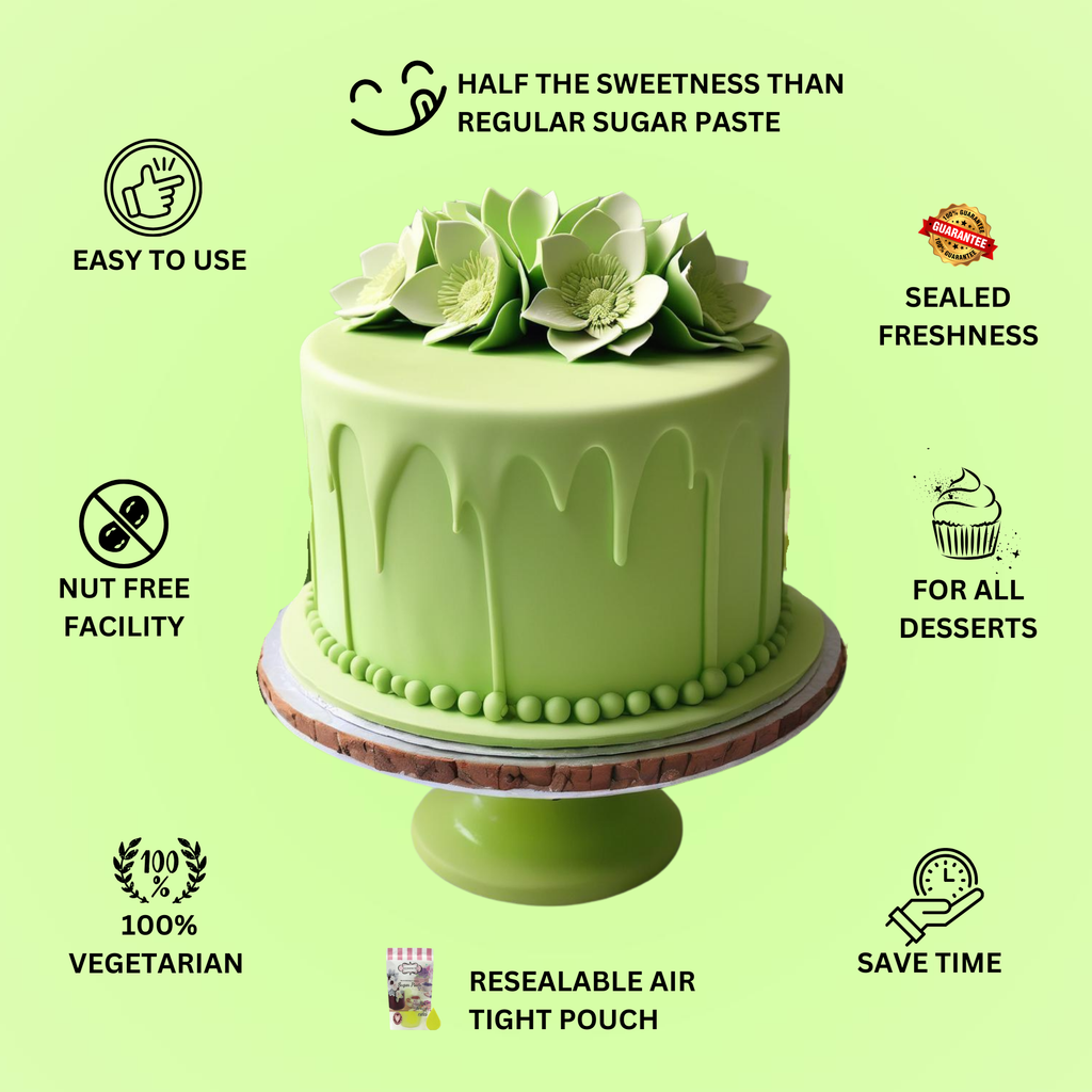 Confect Lime Green Fondant | Edible Sugarpaste | Grocsy
