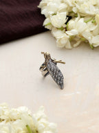 trueBrowns Silver Gold Tone Bird Ring | Grocsy