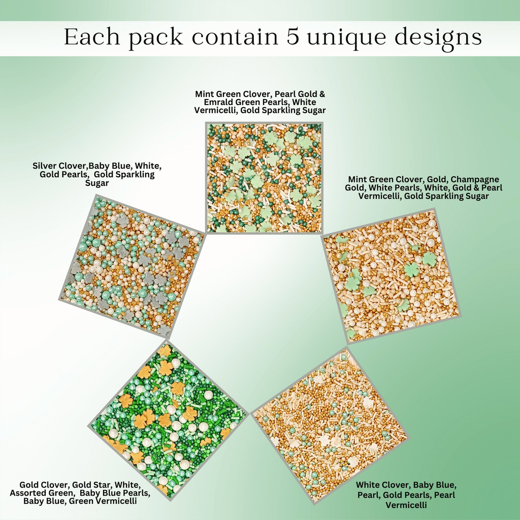 Confect St. Patrick's Sprinkles Multipack 4 | Grocsy