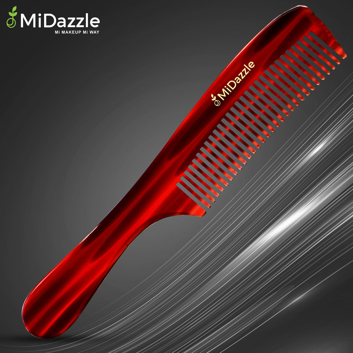 MiDazzle Grooming Comb (With Handle) 6C MIHC2202 | Grocsy