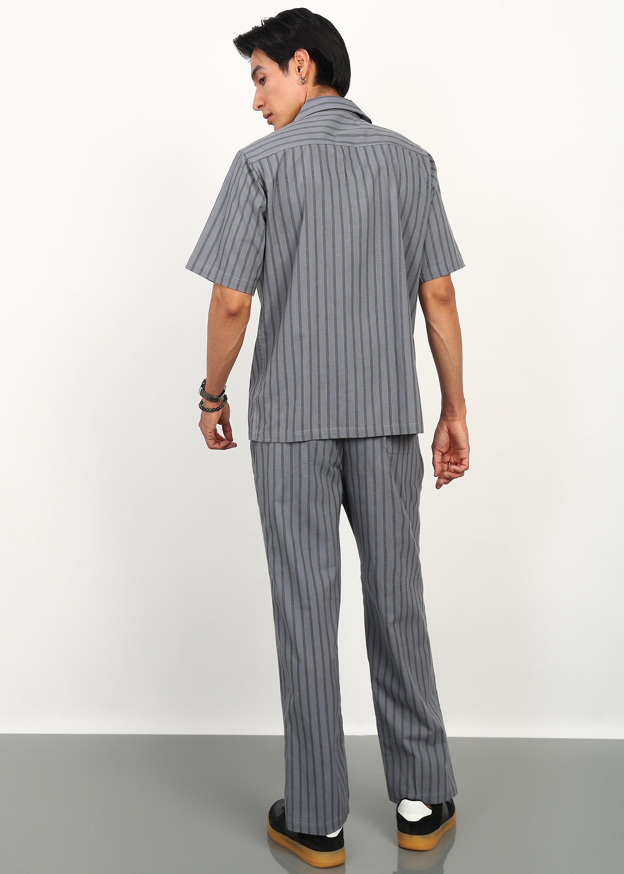 Fabmade Graphite Rhythm Co-Ord Set | Grocsy