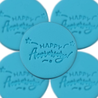 Confect Toppers Cutters | Congratulations Topper Cutter | Cake & Cupcake Decorating Supplies (Happy Anniversary) | Grocsy