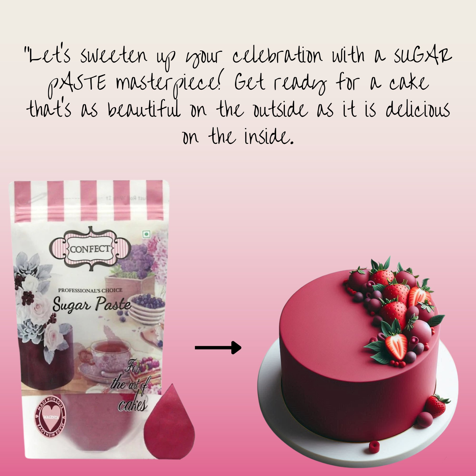 Confect Burgundy Fondant | Edible Sugarpaste | Grocsy