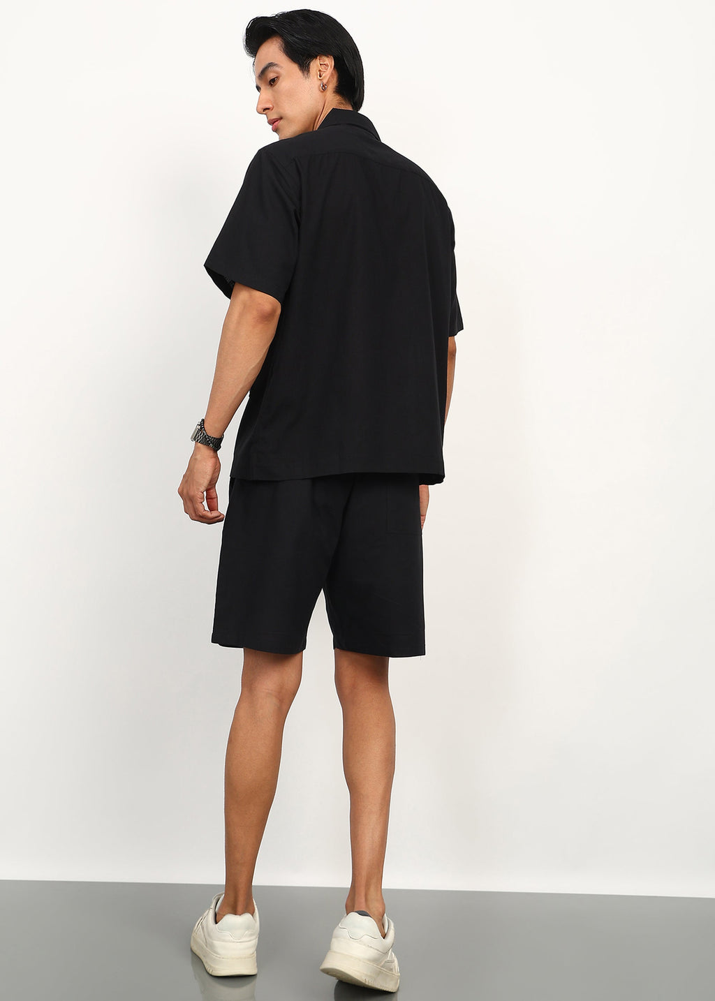 Fabmade Black Utility Co-Ord Set For Men | Grocsy