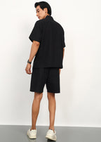 Fabmade Black Utility Co-Ord Set For Men | Grocsy