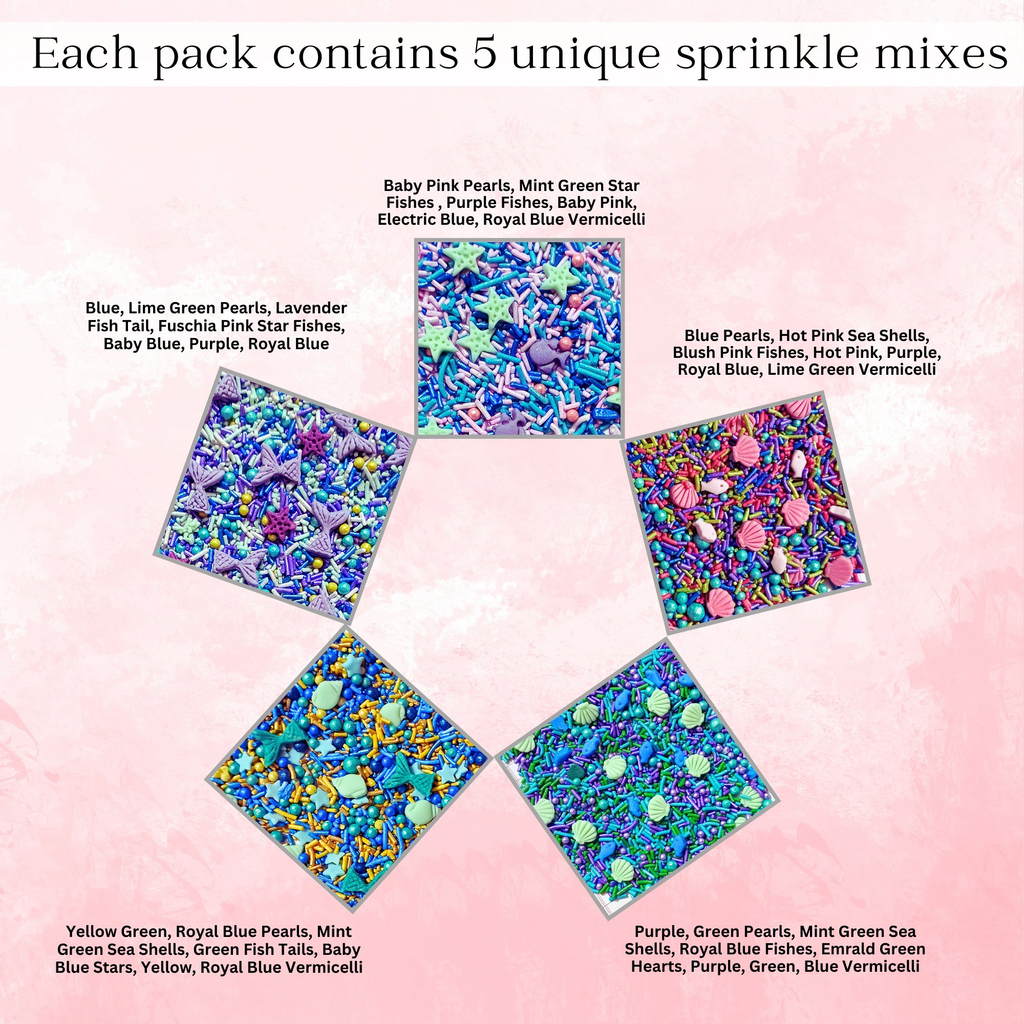 Confect Under the Sea Sprinkles for Decorations 05 | Grocsy