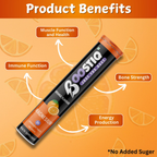 BOOSTIQ Magnesium Effervescent Tablets - Orange Flavour | Grocsy