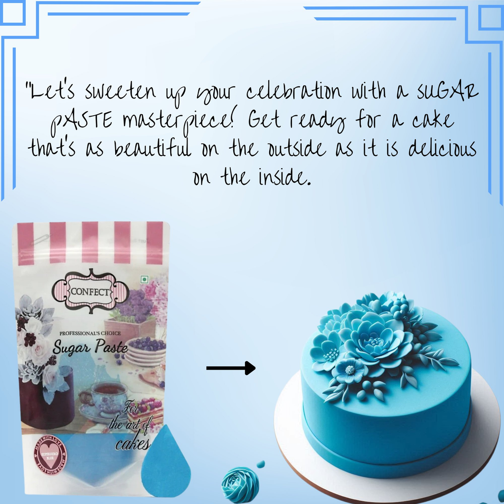 Confect Superhero Blue Fondant | Edible Sugarpaste | Grocsy