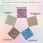 Confect Rainbow Magic Sprinkles | (01) Mix Colourful Sprinkles | Grocsy