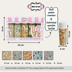 Confect Baby Shower Sprinkles | Edible Sprinkles For Cake & Cupcake Decoration Pack of 5 (BABY SHOWER -03) | Grocsy