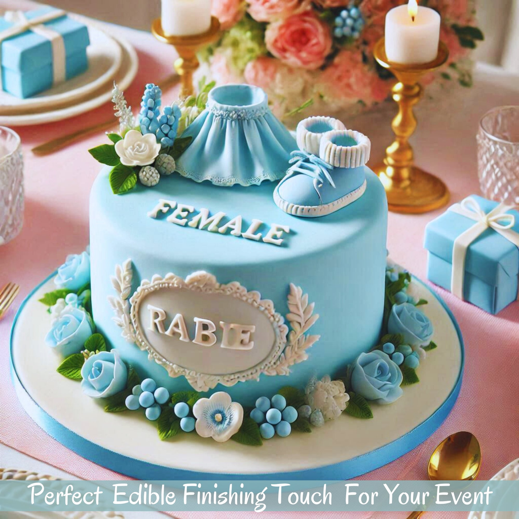 Confect Baby Blue Fondant | Edible Sugarpaste | Grocsy