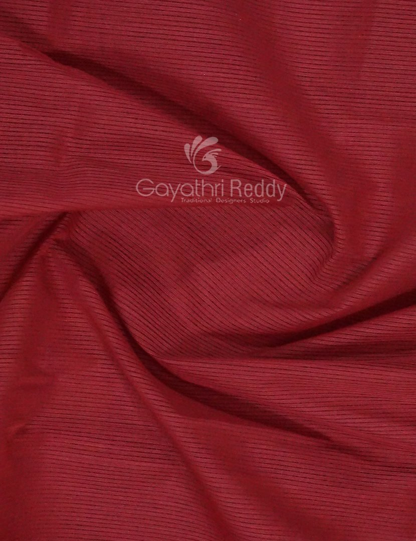 Shades of Maroon Red Pure Mangalgiri Cotton By Gayathri Reddy Designer Studio | Grocsy