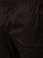 Fabmade Men's Z-Black Cotton Linen Pyjama | Grocsy