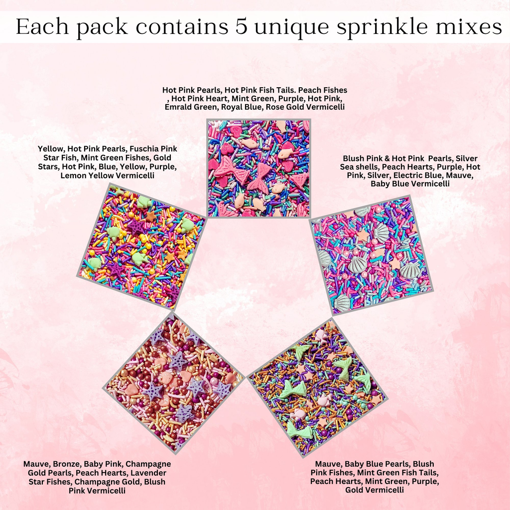 Confect Under the Sea Sprinkles for Decorations 02 | Grocsy