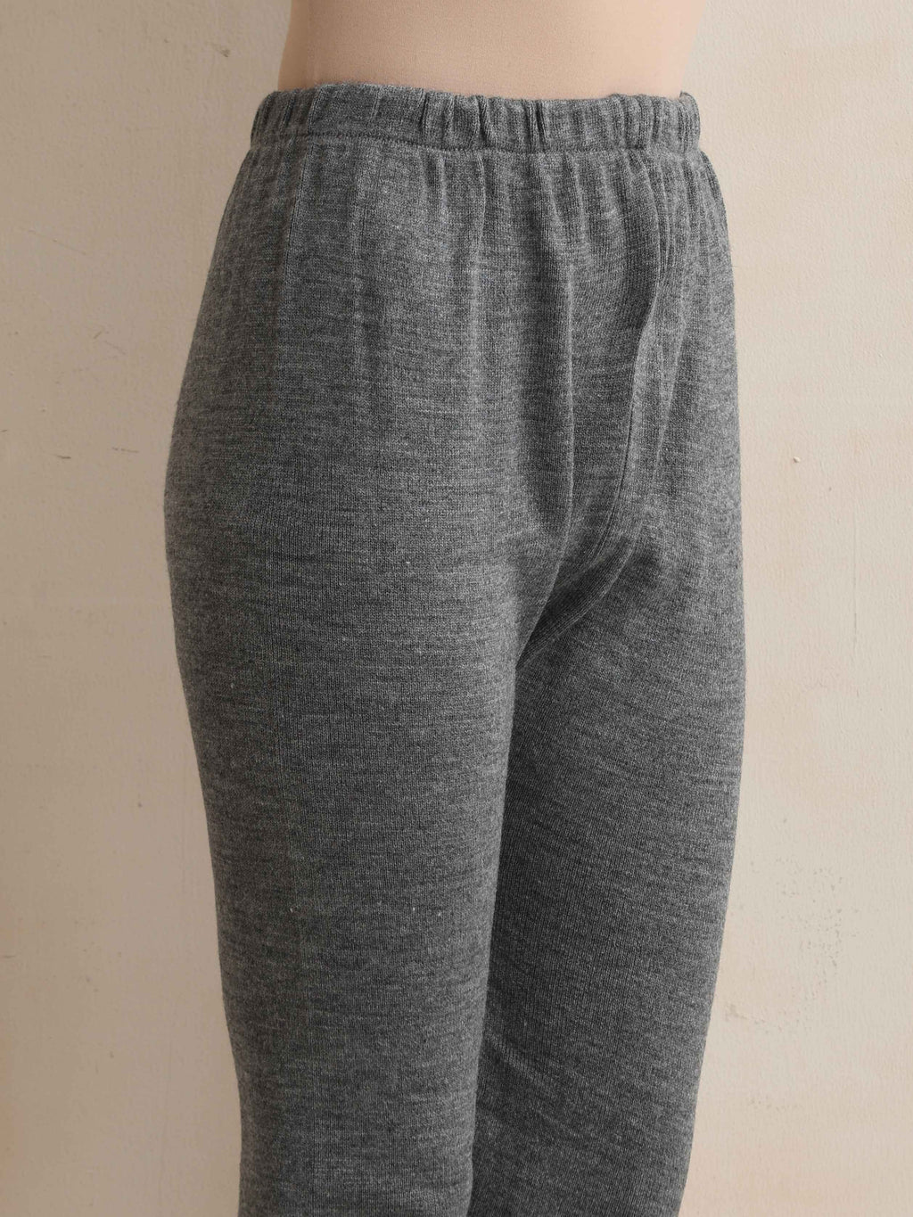 trueBrowns Grey Woollen Leggings | Grocsy