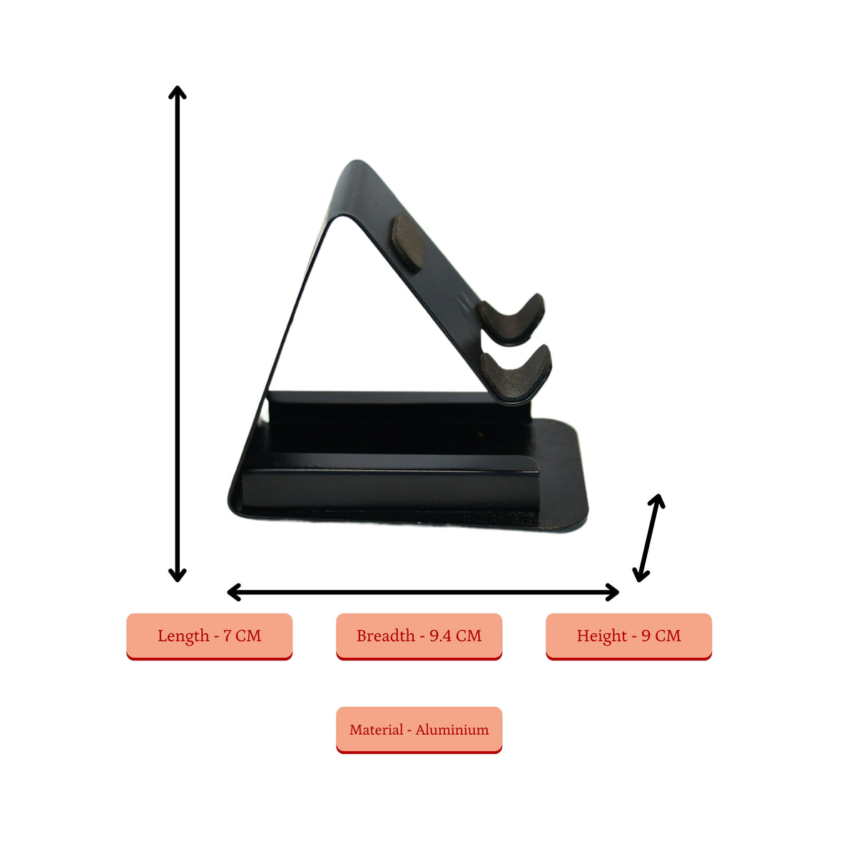 Sowpeace Metal Phone Stand with Card Slot | Grocsy