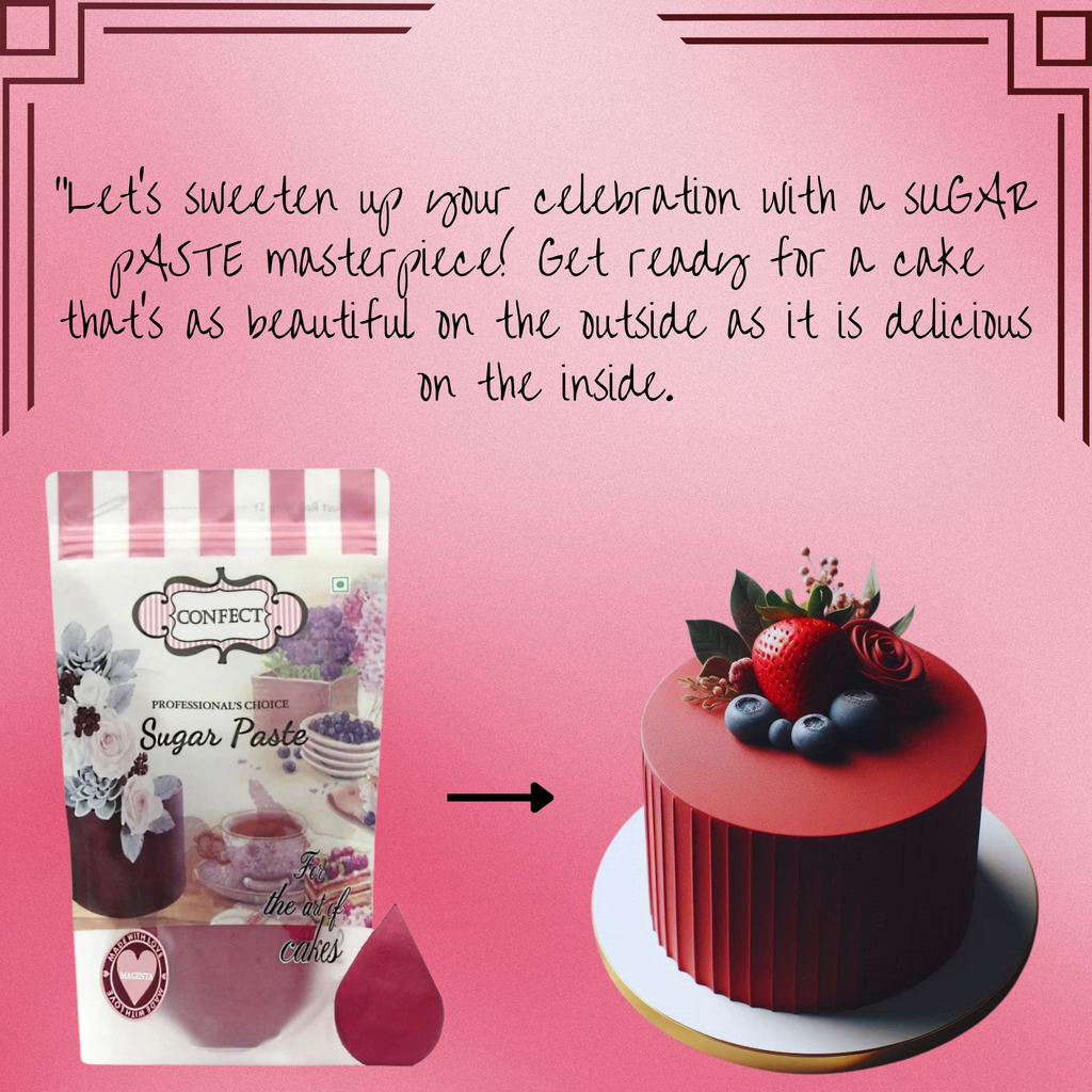 Confect Magenta Fondant | Edible Sugarpaste | Grocsy
