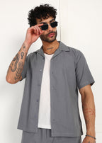 Fabmade Slate Ease Linen Co-Ord Set | Grocsy