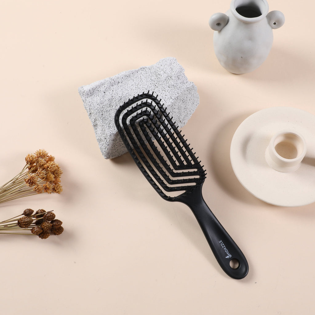 MiDazzle Hair Brush (Black 3D) MIHB0015 | Grocsy