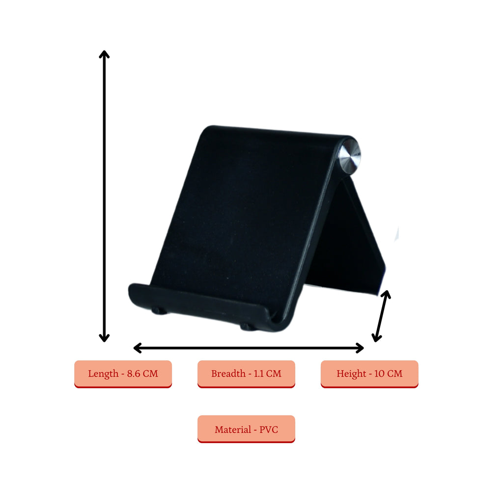 Sowpeace Trendy Adjustable Silver Tablet Stand with Black Hinges | Grocsy