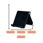 Sowpeace Trendy Adjustable Silver Tablet Stand with Black Hinges | Grocsy