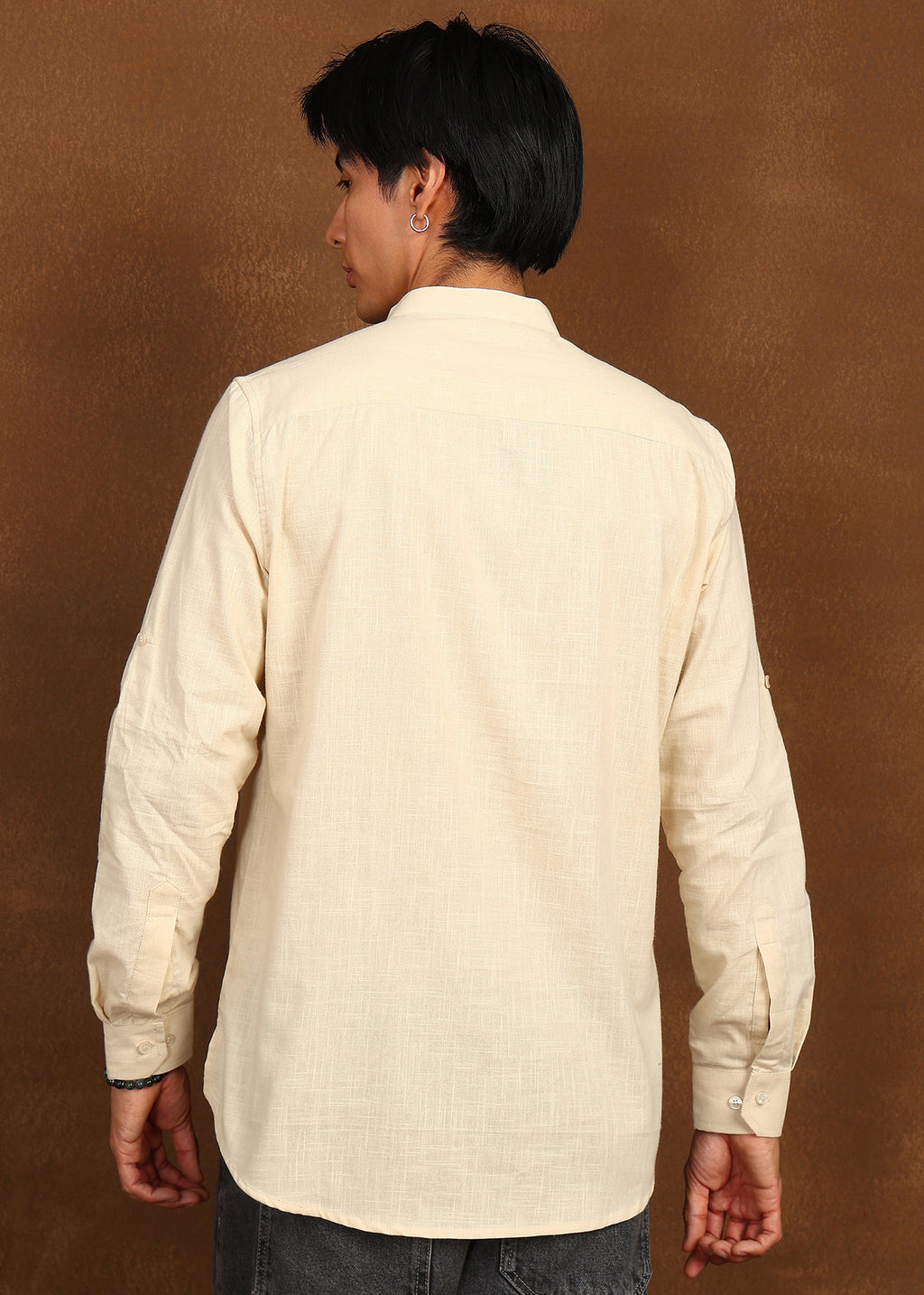 Fabmade Dune Linen Kurta | Grocsy