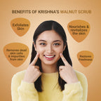 Krishna'S Herbal & Ayurveda Aloevera Walnut Scrub | Grocsy