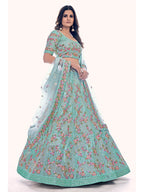 Myra Firozi Soft Net Embroidered Designer Lehenga Choli | Grocsy