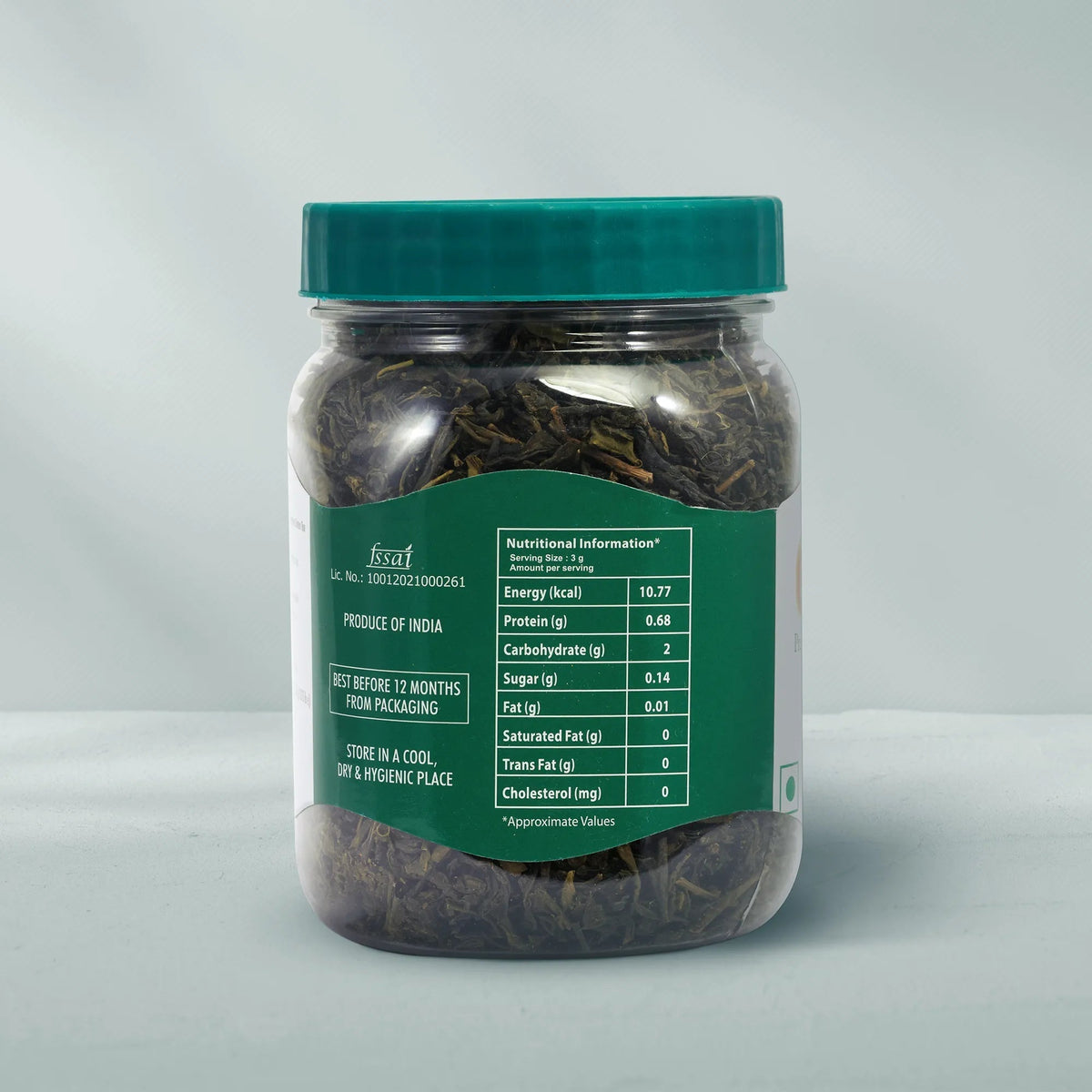 jivraj9 Tea Premium Green Tea Jar | Grocsy