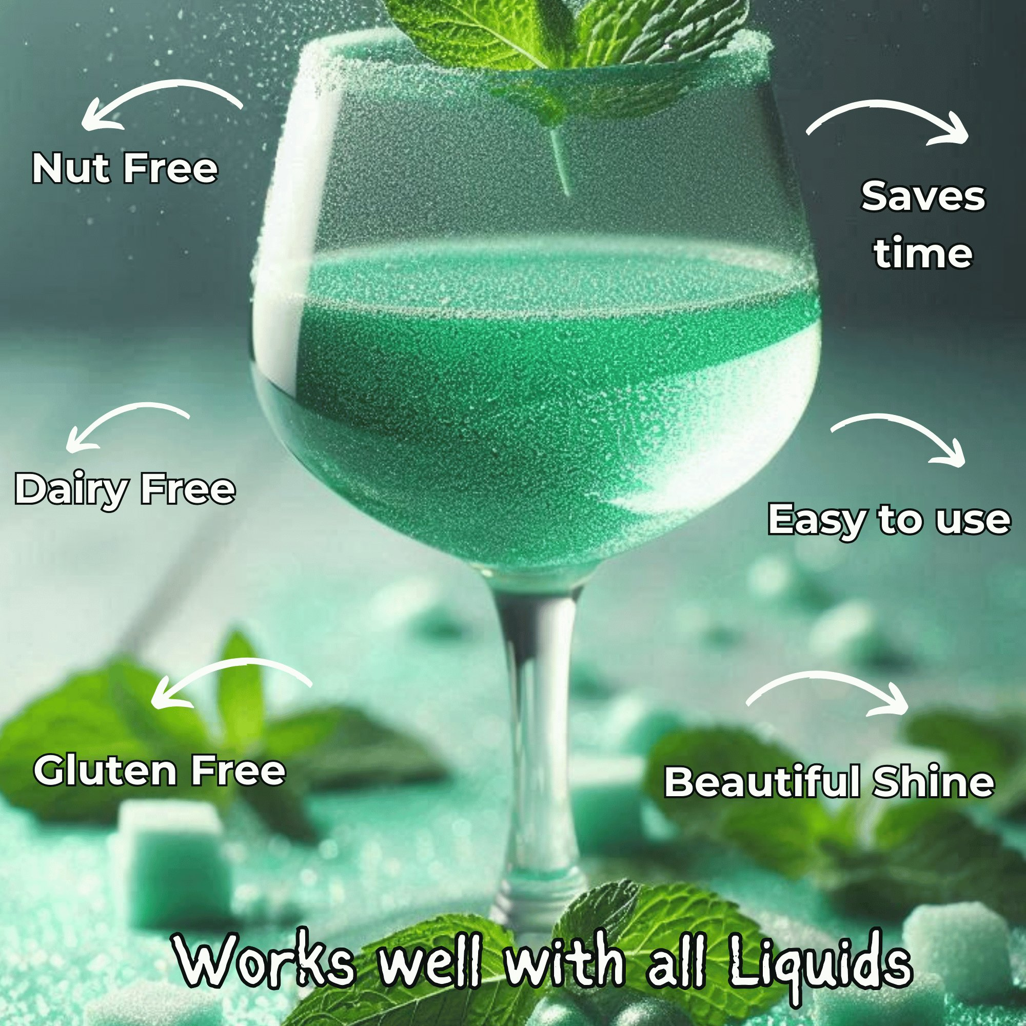 Confect Frost Green | Edible Luster Dust | Grocsy