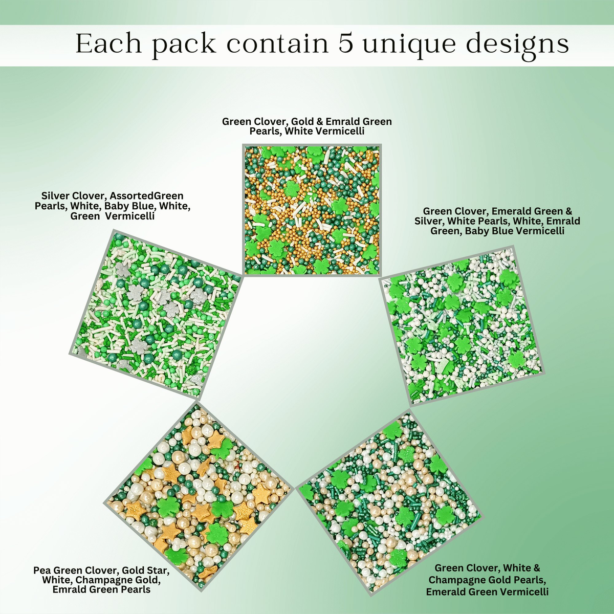 Confect St. Patrick's Sprinkles Multipack 10 | Grocsy