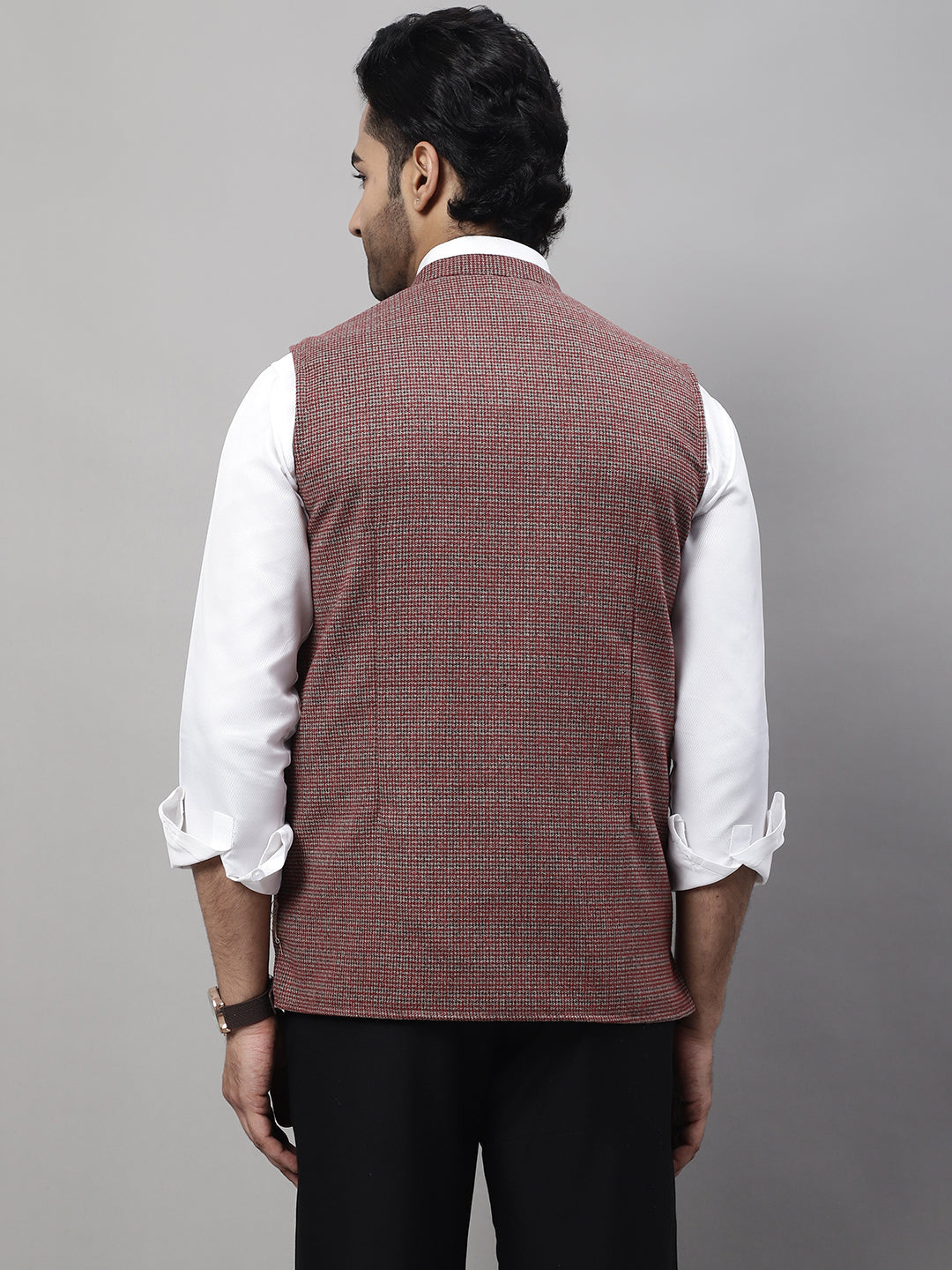Even Apparels Men's Multi Nehru Jacket With Welt Pockets | Grocsy