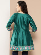 Ahalyaa Embroidered Ethnic Tunic | Grocsy