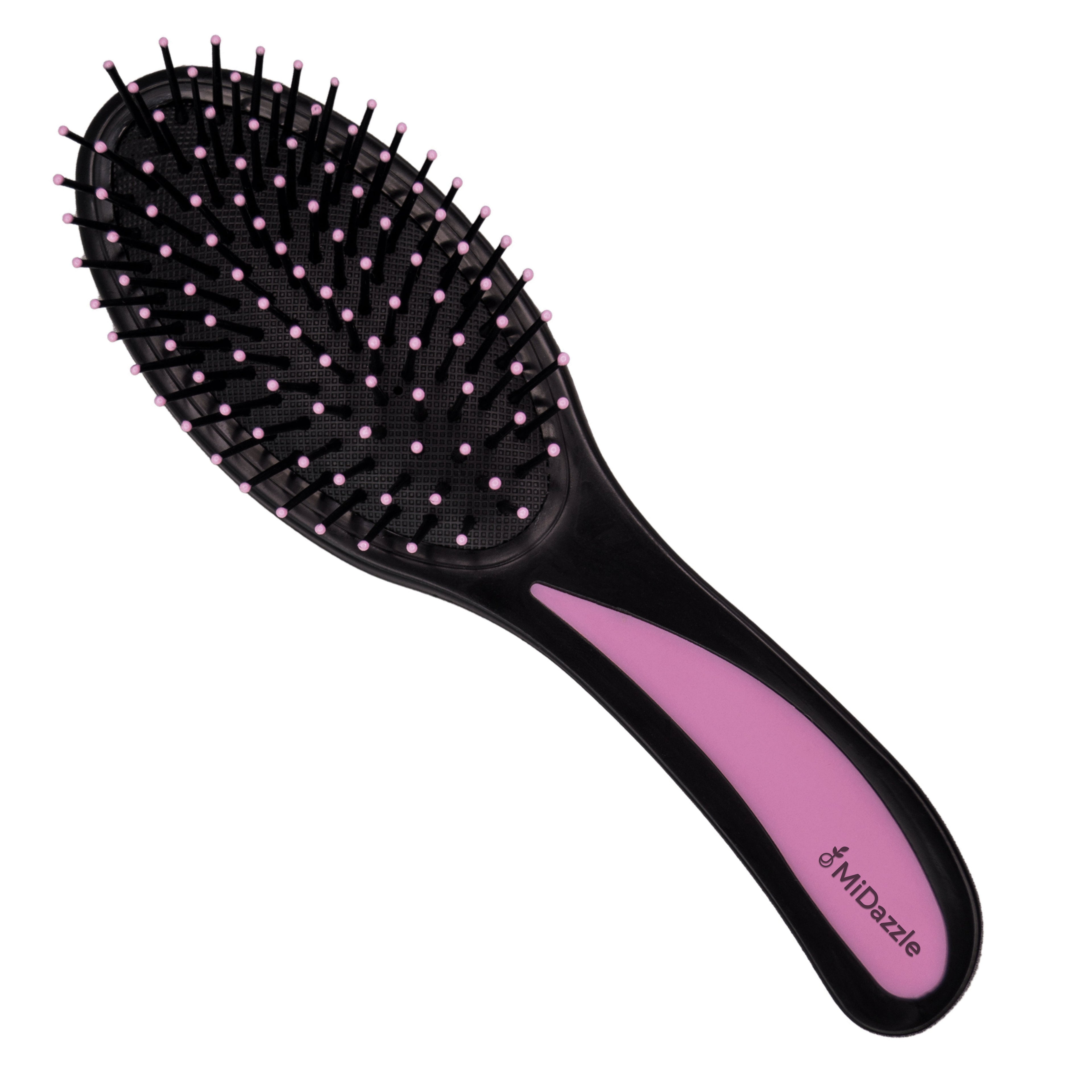 MiDazzle Oval Hair Brush (Compact) MIHB0021 | Grocsy