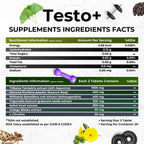 Health Veda Organics Plant Based Testo+ Veg Tablets | Grocsy