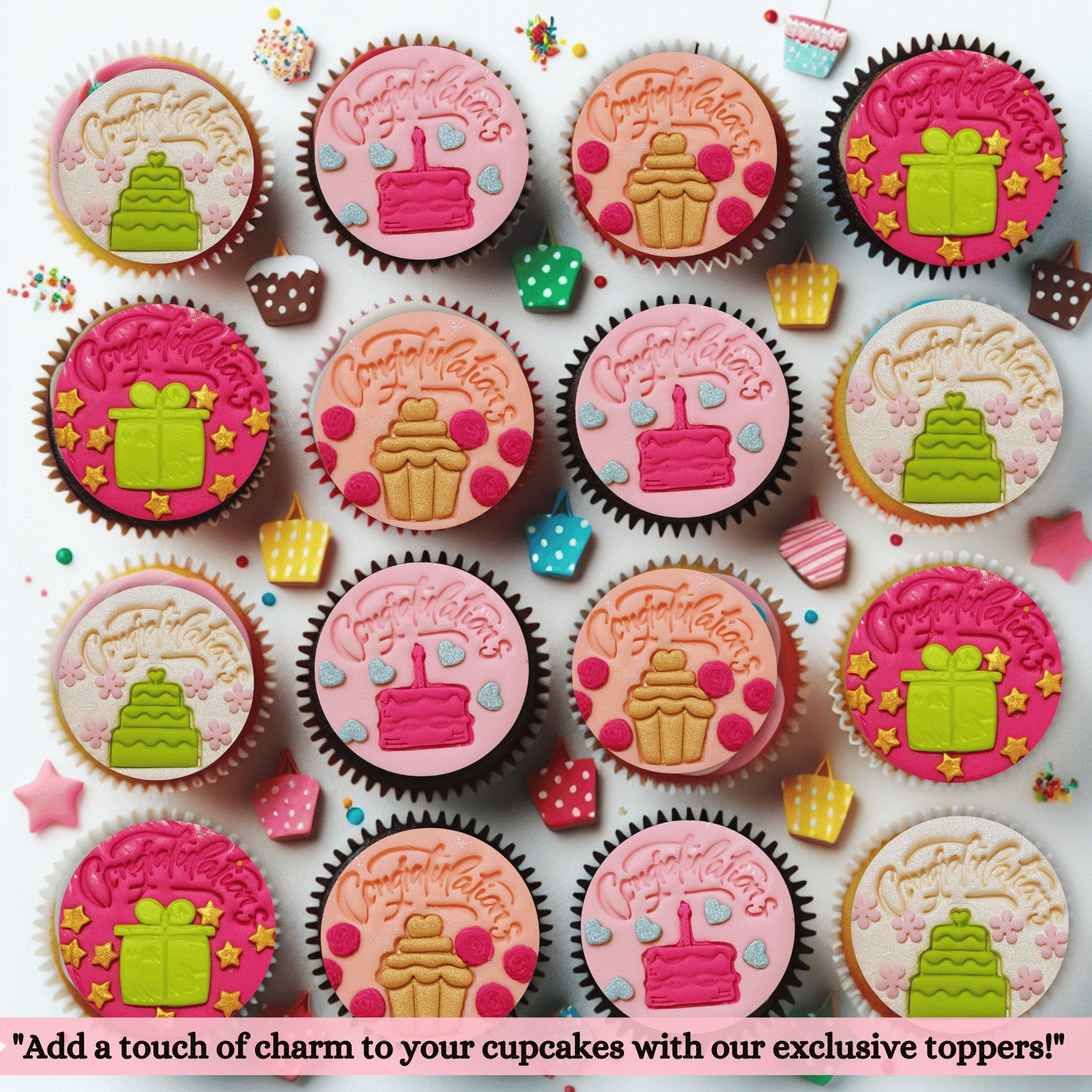 Confect Congratulations | Edible Celebration Topper | Grocsy