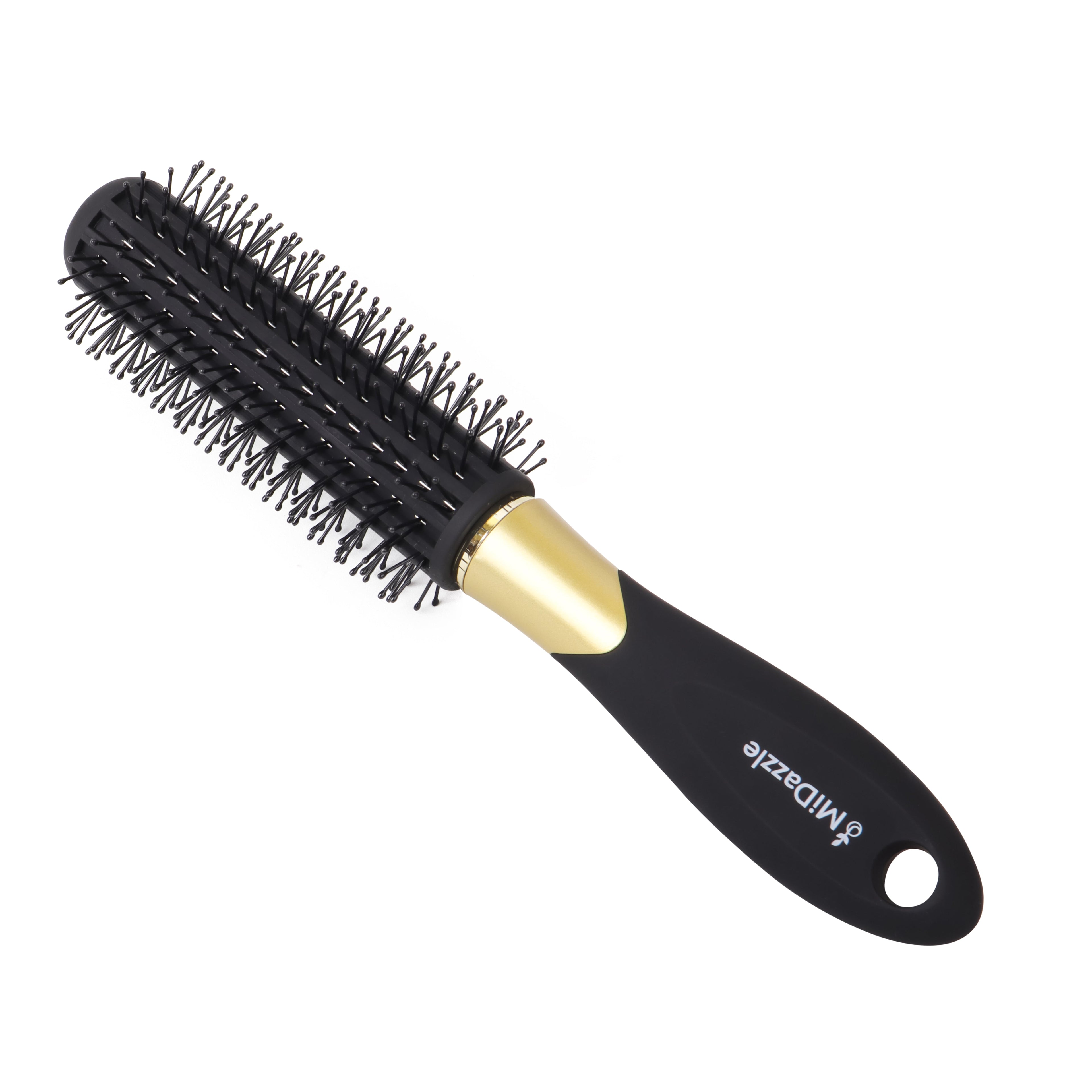 MiDazzle Hair Brush (Black & Gold) MIHB0031 | Grocsy