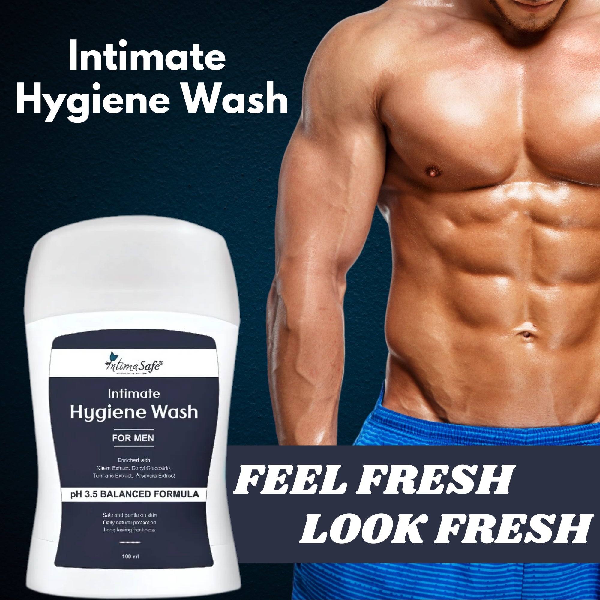 Samisha Natural Intimate Wash For Men | Grocsy