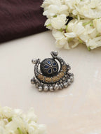 trueBrowns Silver Gold Tone Stone Ring | Grocsy