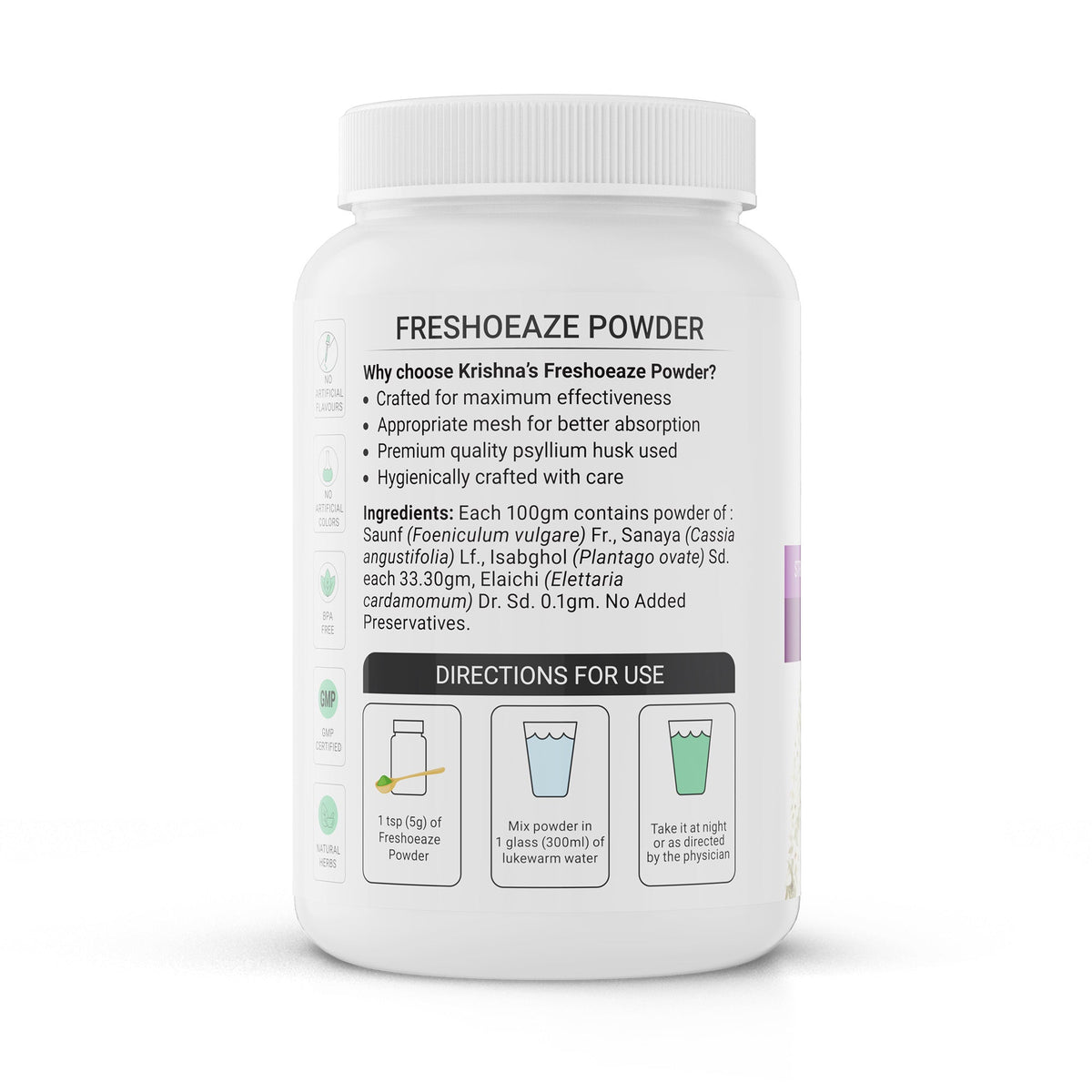 Krishna'S Herbal & Ayurveda Freshoeaze Powder | Grocsy