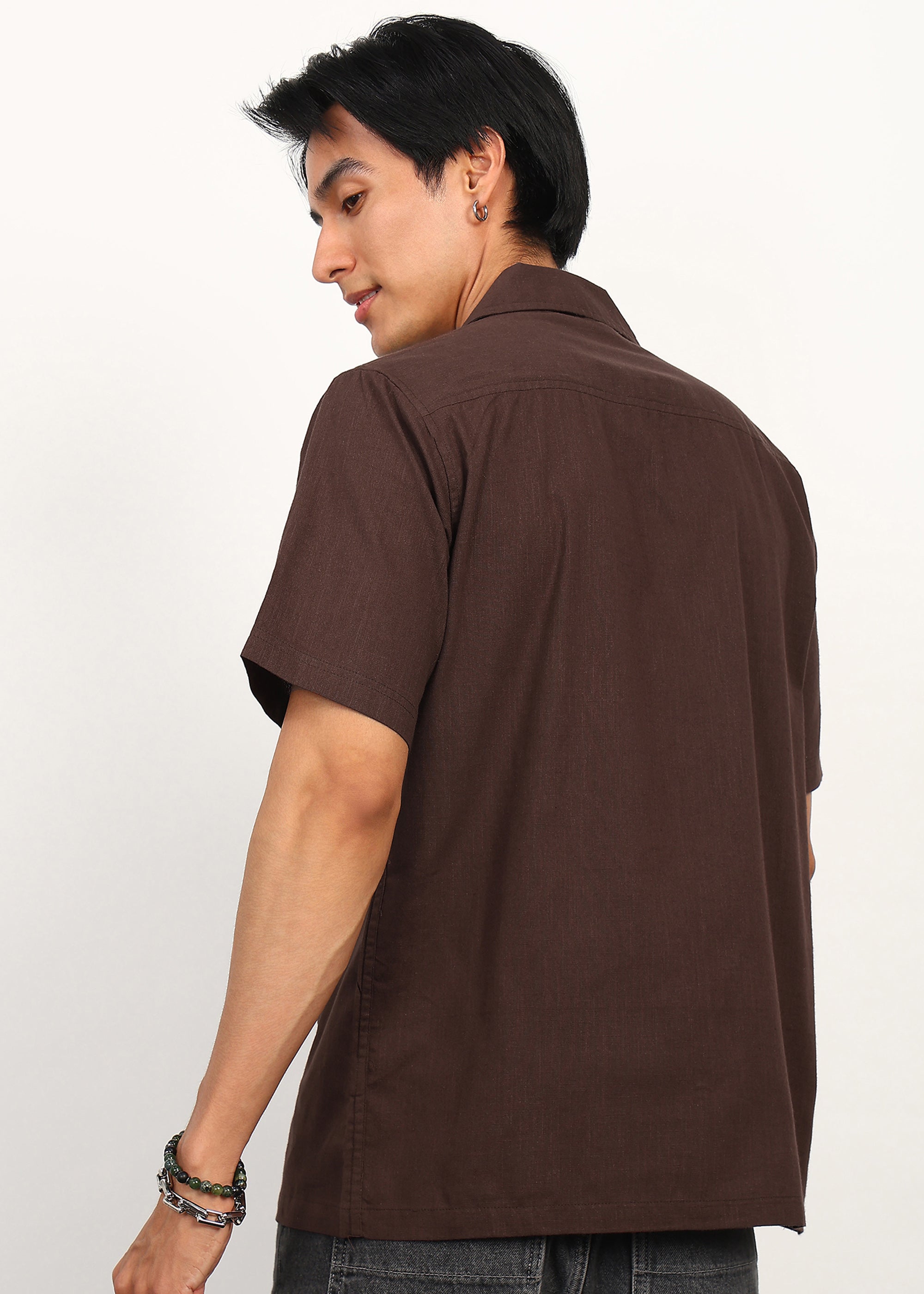 Fabmade Cocoa Drift Shirt | Grocsy