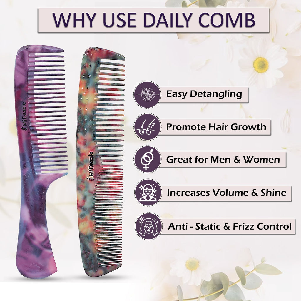 MiDazzle Daily Comb Set Of 3 MIDC2705 | Grocsy