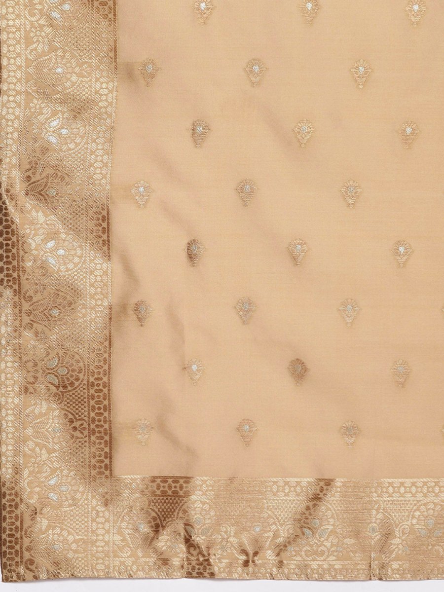 Ahalyaa Woven Design Ethnic Motifs Unstitched Dress Material | Grocsy