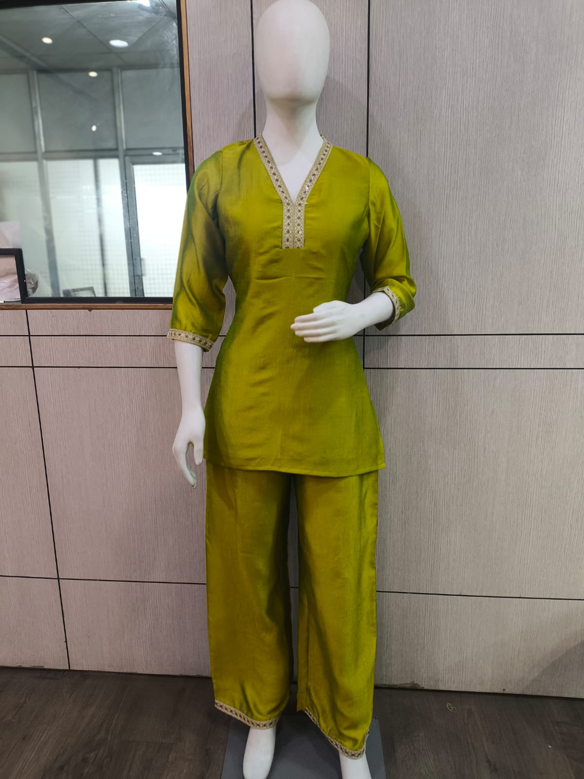 Anaita Yellow Stylish Readymade Co-Ords Set | Grocsy