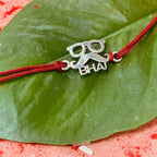 trueBrowns Sterling Silver Chashmish Bhai Thread Rakhi | Grocsy