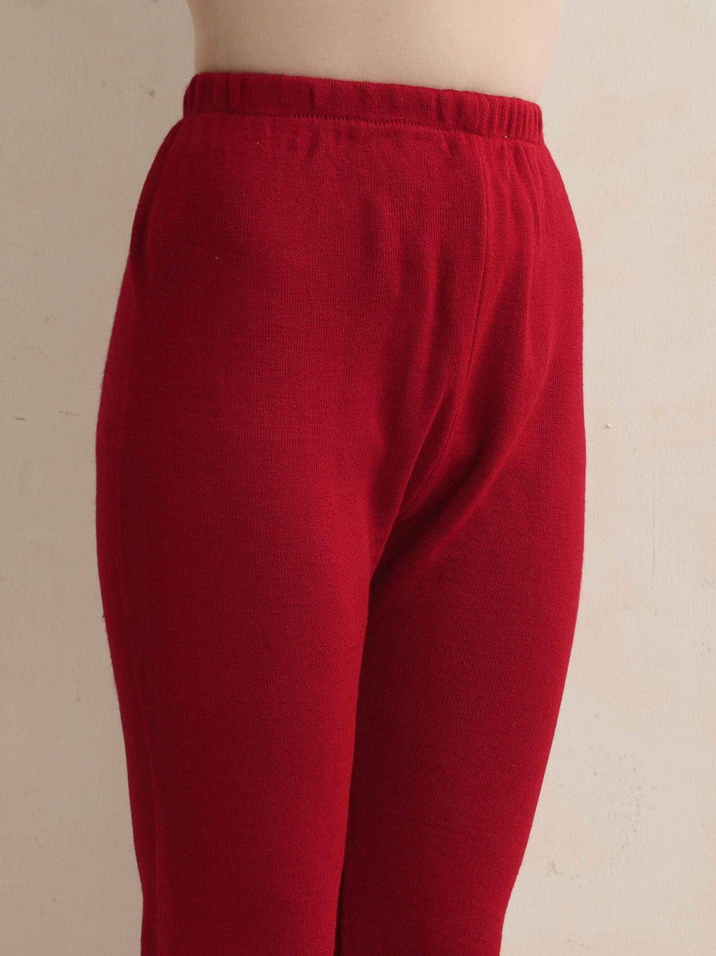 trueBrowns Maroon Woollen Leggings | Grocsy