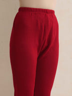 trueBrowns Maroon Woollen Leggings | Grocsy