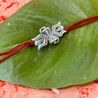 trueBrowns 925 Sterling Silver Lord Shiva Trishul Thread Rakhi | Grocsy