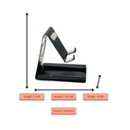 Sowpeace / White Padded Metal Phone Stand with Card Holder | Grocsy