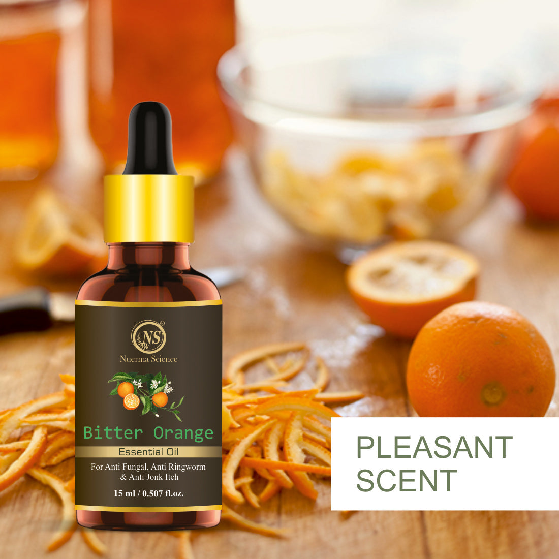 Nuerma Science Bitter Orange Essential Oil For Anti Fungal & Aromatherapy | Grocsy